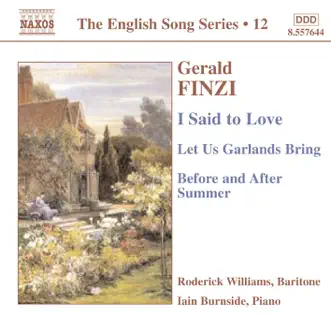 Let Us Garlands Bring, Op. 18: I. Come away, come away, death by Iain Burnside & Roderick Williams song reviws