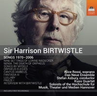 Various Artists - Birtwistle: Songs 1970-2006 artwork
