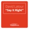 Say It Right (Radio Edit) - David Latour lyrics