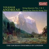 Andreae: String Quartet No. 2 in E Major - Quartet for Flute, Violin, Viola and Violoncello, Op. 43 - String Quartet No. 1 in Bb, Op. 9 artwork