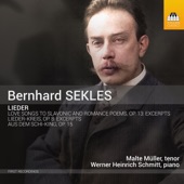 Bernhard Sekles: Lieder artwork