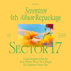 SEVENTEEN 4th Album Repackage 'SECTOR 17' - SEVENTEEN Cover Art