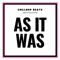 As It Was - Chill Hip-Hop Beats lyrics