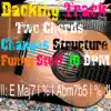 Backing Track Two Chords Changes Structure E Maj7 Abm7b5 song lyrics