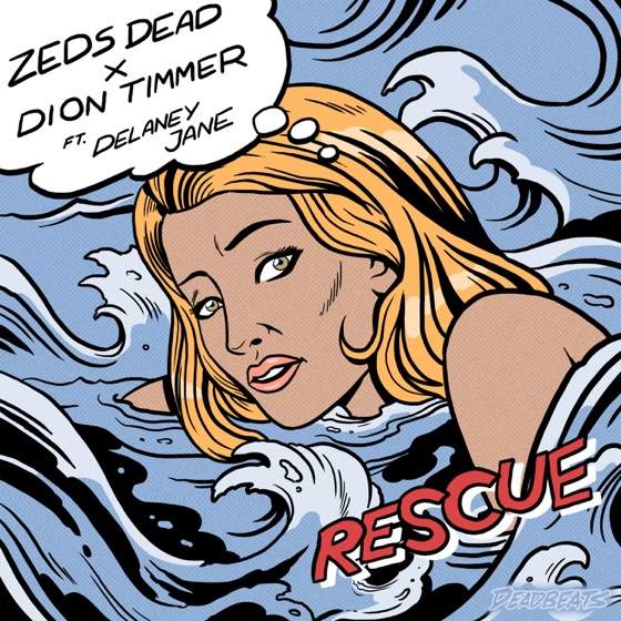 Cover artwork for Rescue (feat. Delaney Jane)