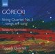 GORECKI/STRING QUARTET NO 3 cover art