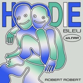 Hoodie bleu ultra artwork