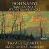 Dohnányi: Piano Quintets & String Quartet No. 2 album lyrics, reviews, download