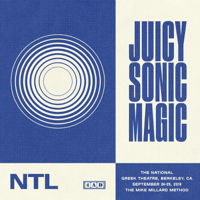 The National - Juicy Sonic Magic, Live in Berkeley, September 24-25, 2018 artwork