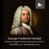 George Frederick Handel: Sonata for Violin and Continuo in A Major, HWV 361 - EP artwork