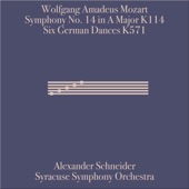 Wolfgang Amadeus Mozart: Symphony 14 in A Major, K. 114 and Six German Dances, K. 571 artwork