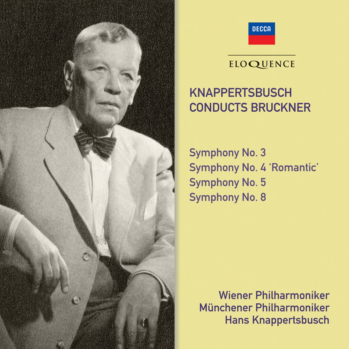 ‎Bruckner: Symphonies Nos. 3, 4, 5 & 8 By Hans Knappertsbusch On Apple ...