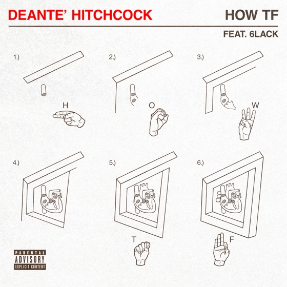 Cover artwork for How TF (feat. 6LACK)