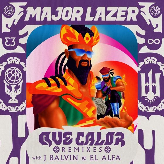 Cover artwork for Que Calor (with J Balvin & El Alfa)
