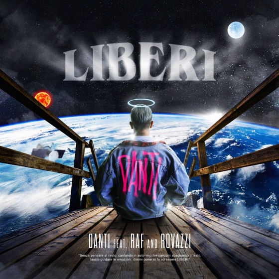 Cover artwork for Liberi (feat. Raf & Fabio Rovazzi)