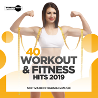 Various Artists - 40 Workout & Fitness Hits 2019: Motivation Training Music artwork