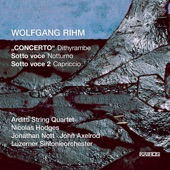 Wolfgang Rihm: Concerto "Dithyrambe", Sotto voce "Nocturne" & Sotto voce 2 "Capriccio" artwork