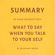 Milkyway Media - Summary of Shad Helmstetter's What to Say When You Talk to Your Self by Milkyway Media (Unabridged)