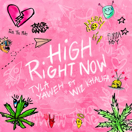 Cover artwork for High Right Now (feat. Wiz Khalifa)