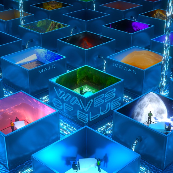 Cover artwork for Waves of Blue