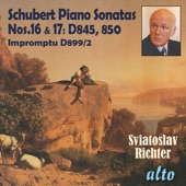 Schubert: Piano Sonatas Nos. 16 and 17 – Richter artwork