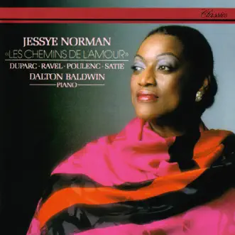 Les chemins de l'amour - Songs By Duparc, Ravel, Poulenc & Satie by Jessye Norman & Dalton Baldwin album reviews, ratings, credits