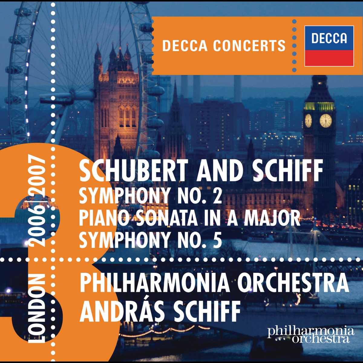 ‎Decca Concerts - Schubert: Symphonies Nos. 2 & 5 By András Schiff ...