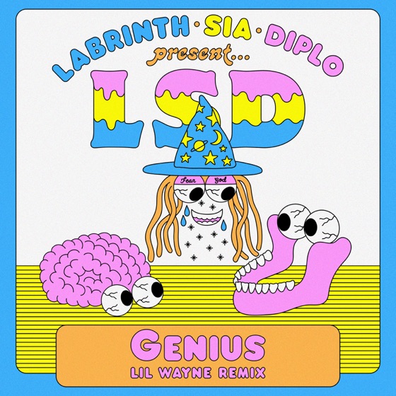 Cover artwork for Genius (feat. Lil Wayne, Sia, Diplo & Labrinth)
