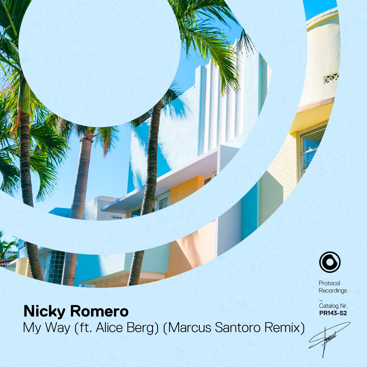 Песня алиса ремикс. Marcus Santoro. Nicky Romero Remix. My way. Protocol recordings.
