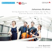Brahms: String Quartet No. 1 in C Minor, Op. 51 No. 1 & Clarinet Quintet in B Minor, Op. 115 artwork