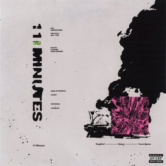 Cover artwork for 11 Minutes (feat. Travis Barker)