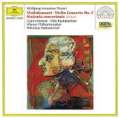 Mozart: Violin Concerto No. 5, Sinfonia concertante K. 364 artwork