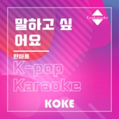 말하고 싶어요 : Originally Performed By 한마음 (Karaoke Verison) artwork