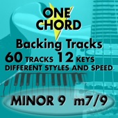 m9 One Chord Backing Tracks in all 12 keys (1,b3,5,b7,9) 60 tracks  for guitar piano sax etc artwork