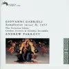 Gabrieli: Symphoniae Sacrae II, 1615 album lyrics, reviews, download