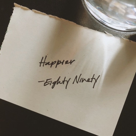 Cover artwork for Happier