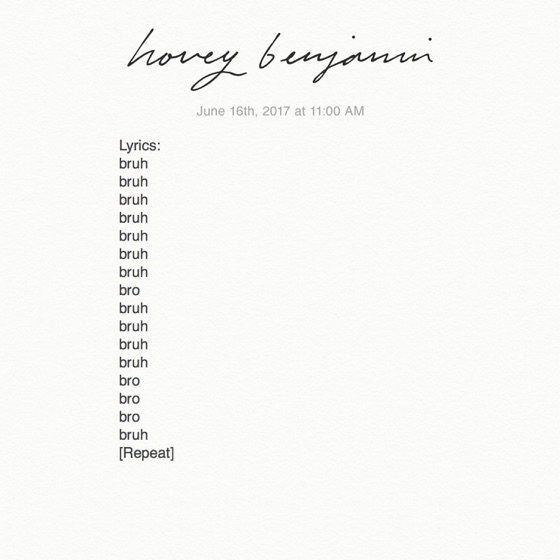 Cover artwork for Bruh