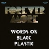 Words on Black Plastic