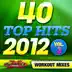 40 Top Hits 2012 Vol. 3 (Unmixed Workout Songs For Fitness, Exercise, Walking, Jogging and Running) album cover