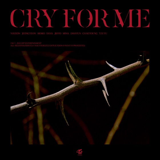 Cover artwork for CRY FOR ME