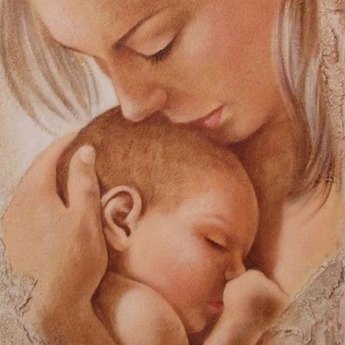 Красивые картины маме. Малыш и мама. Картина женшина сребенком на руках. Мама с младенцем. Мать и дитя.