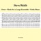 Music for a Large Ensemble - Steve Reich Ensemble lyrics