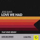 Love We Had (THAT KIND Remix) artwork