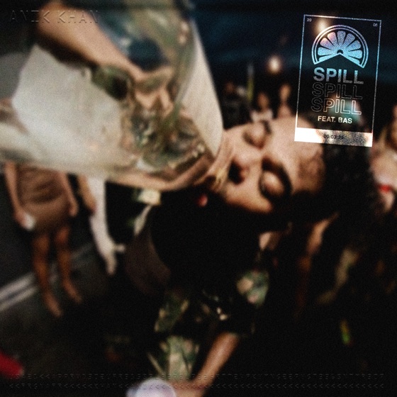 Cover artwork for Spill (feat. Bas)