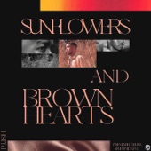 Sunflowers and Brown Hearts artwork