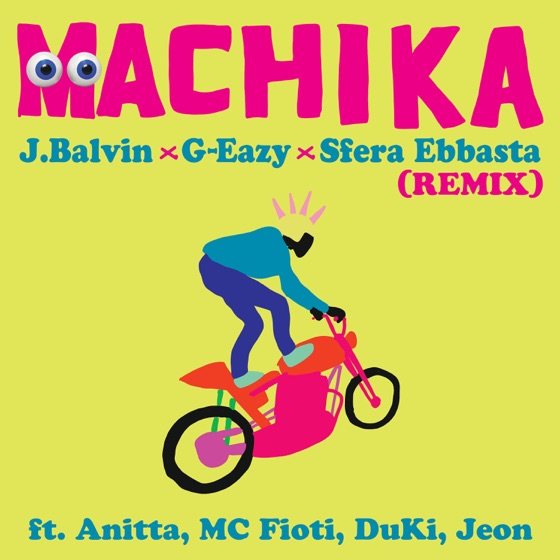 Cover artwork for Machika (feat. Anitta, Mc Fioti, Duki & Jeon)