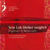 Stream & download Sein Lob bleibet ewiglich: Psalmen & Motetten in konzertanter Besetzung von Claudio Monteverdi (feat. Alexander Schneider, Matthias Lutze, Capella Sagittariana, Monika Mauch, Markus Flaig, Verena Gropper & Jochen Steuerwald)