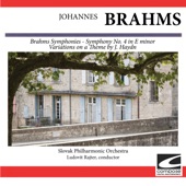Brahms: Brahms Symphonies, Symphony No. 4 in E minor - Variations on a Theme by J. Haydn artwork