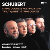 Schubert: String Quartets Nos. 9, 10, 12, 13 "Rosamunde", 14 "Death and the Maiden" & 15, Trout Quintet & String Quintet artwork