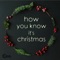 How You Know It's Christmas (feat. Cabri) - SGRN lyrics